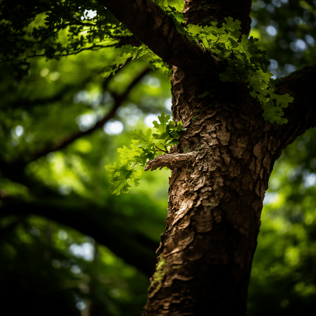 an image of an oak tree that has successfully recovered through plant health care